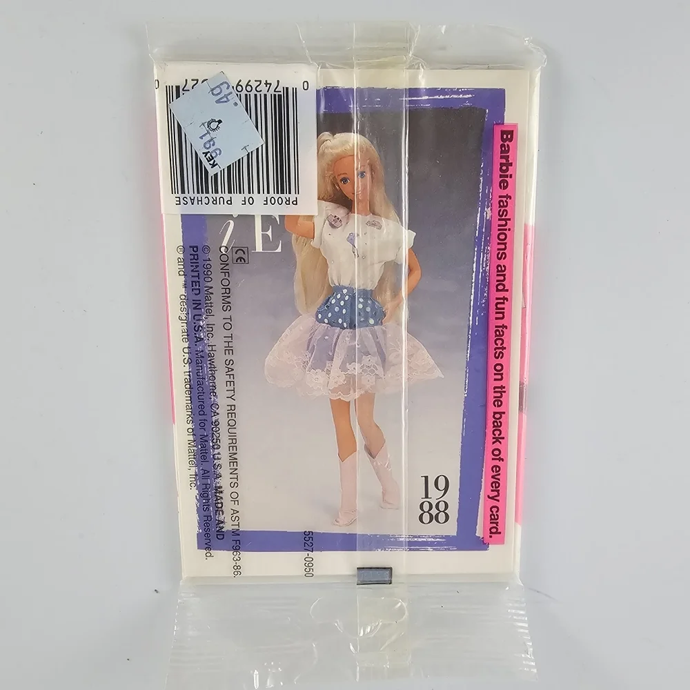 NWT Vintage 90's Barbie Trading Cards Lot of 5 10 packs Fashion Special Edition